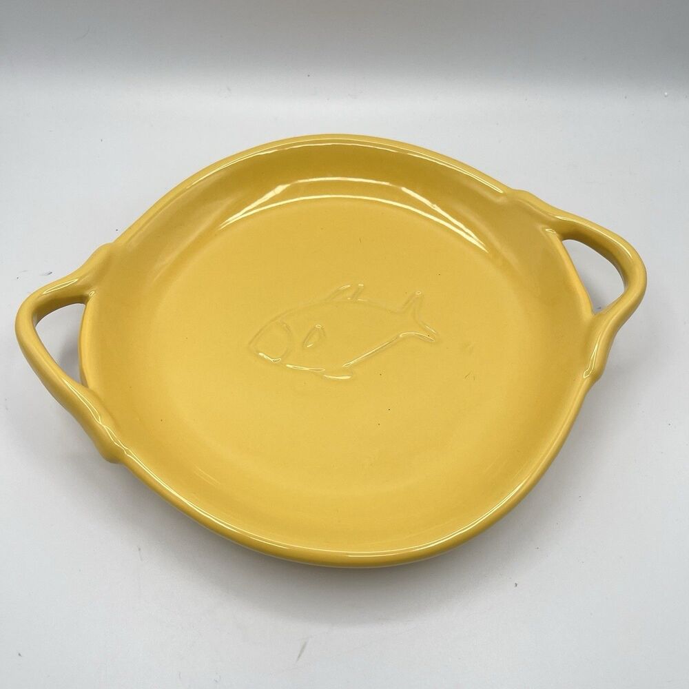 Coche Stoneware Plate - Yellow